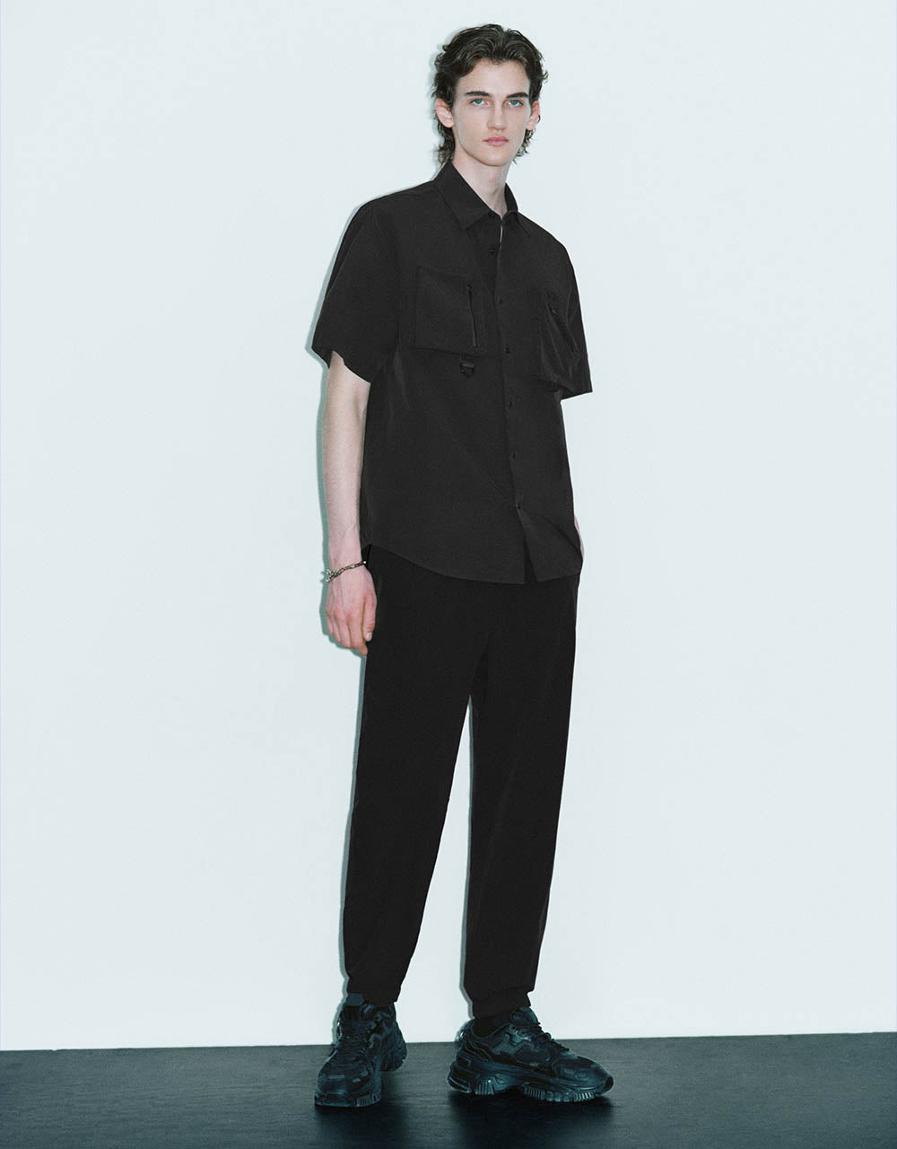Drawstring Waist Loose Jogger Pants