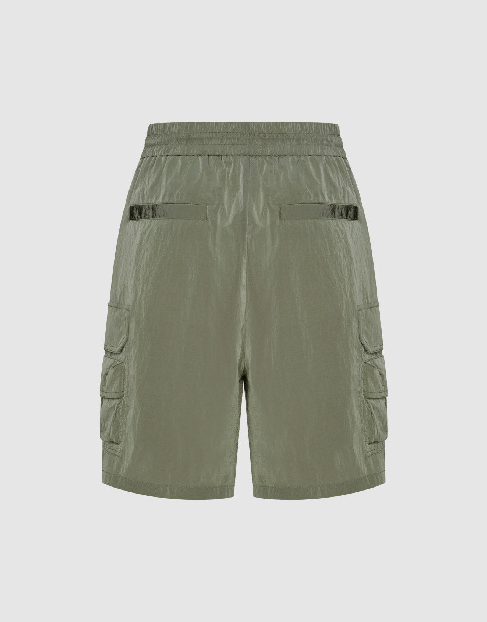 Drawstring Waist Loose Shorts