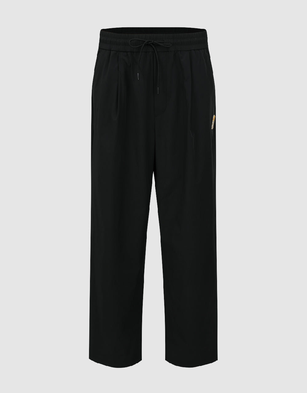 Drawstring Waist Straight Loose Pants