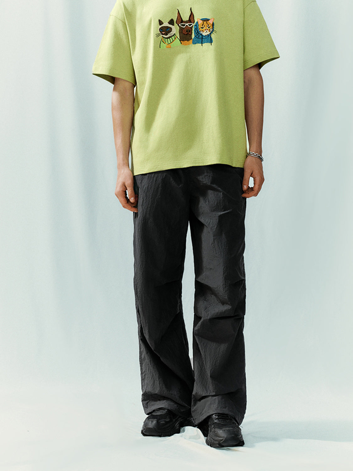 Drawstring Waist Jogger Pants