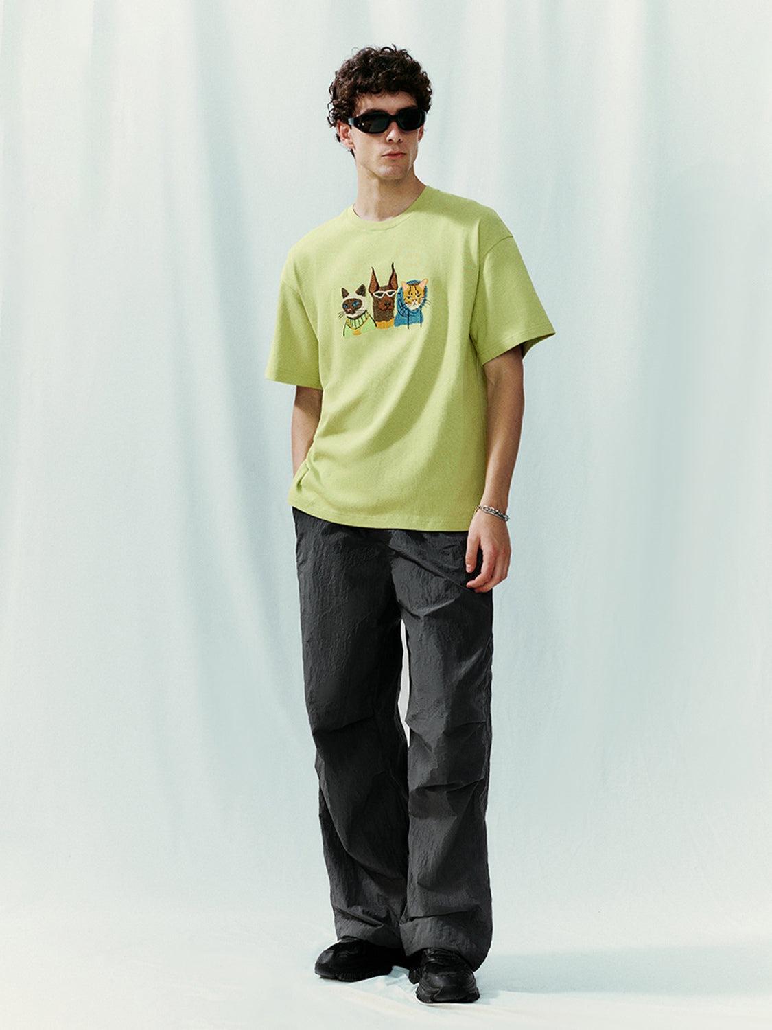 Drawstring Waist Jogger Pants