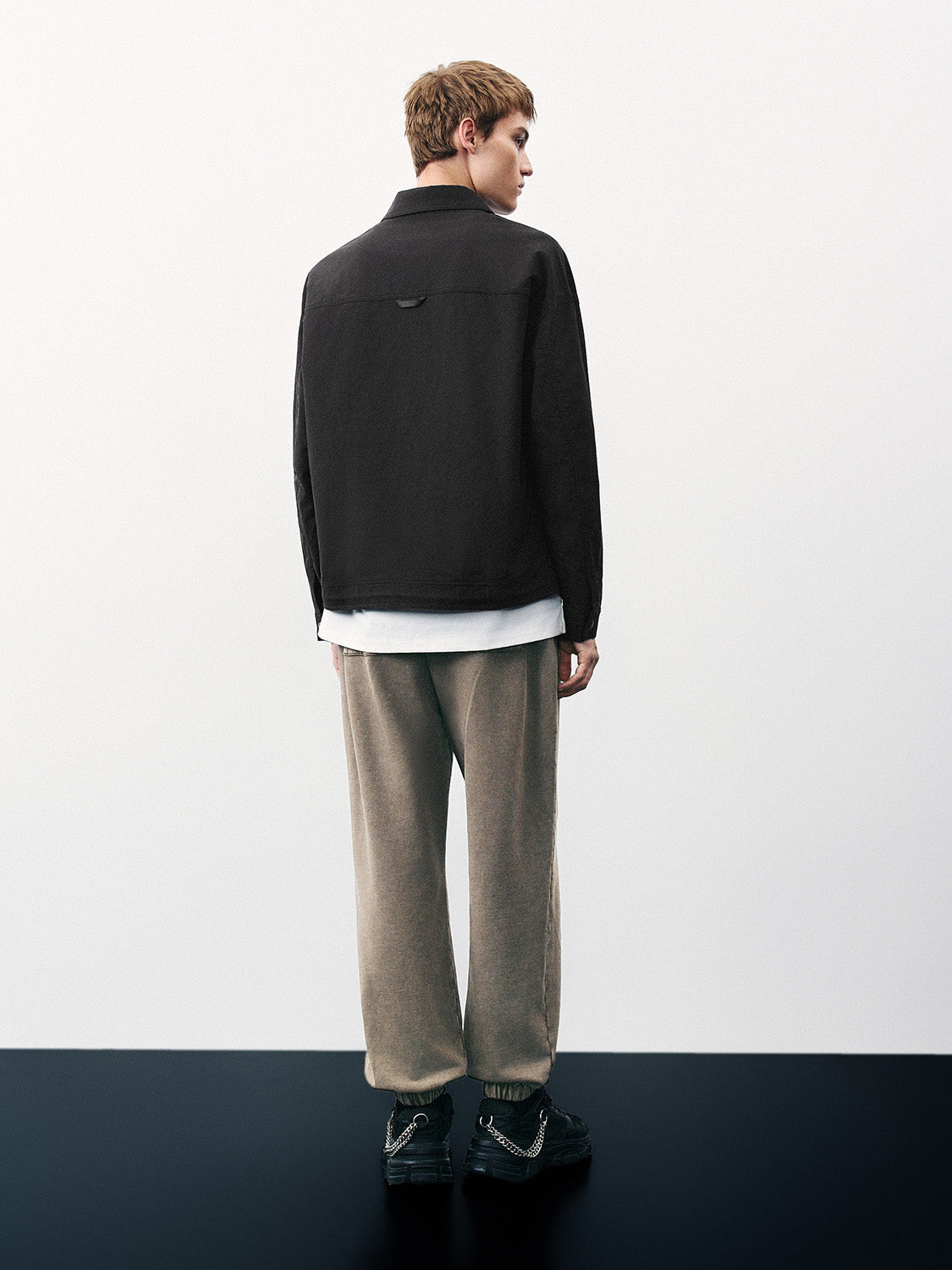 Drawstring Waist Oversized Jogger Pants