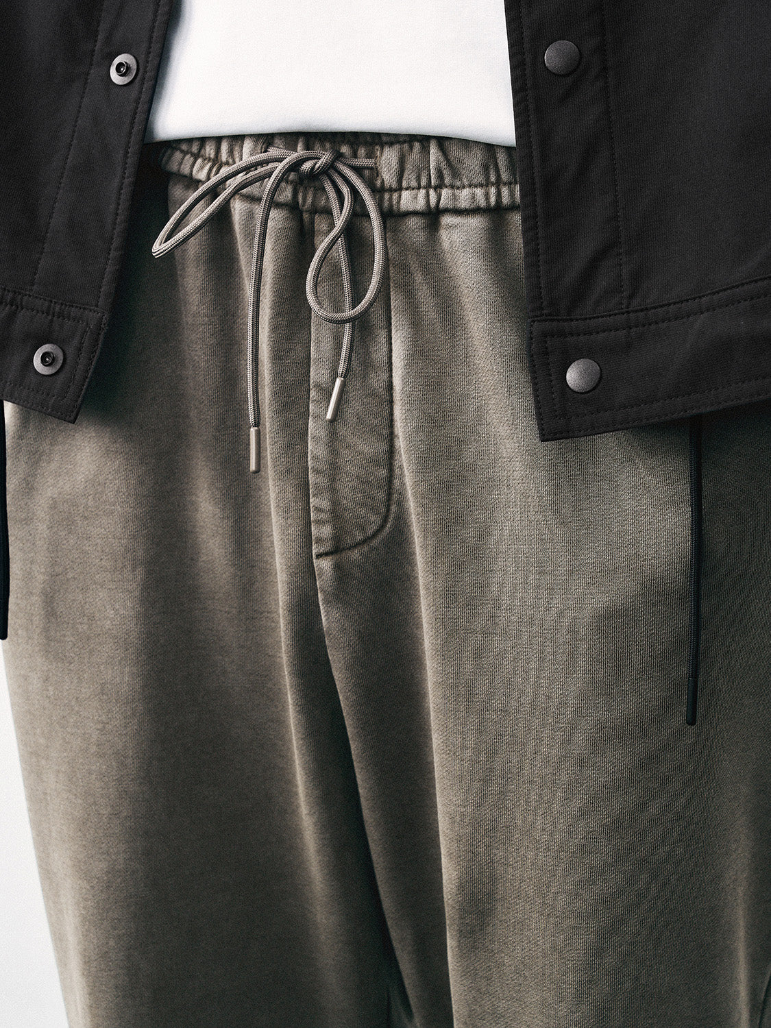 Drawstring Waist Oversized Jogger Pants