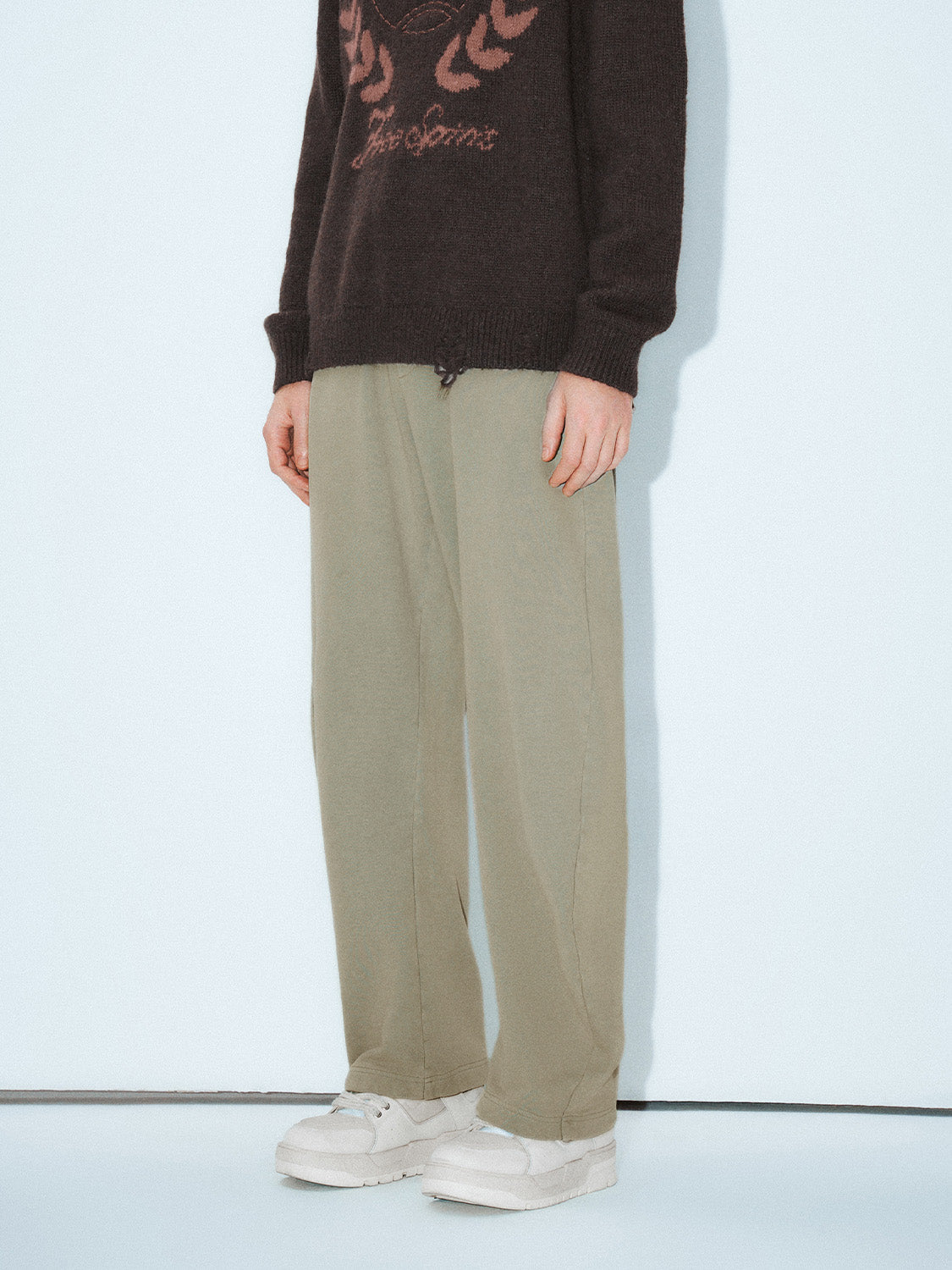Loose Elastic Wide-Leg Pants