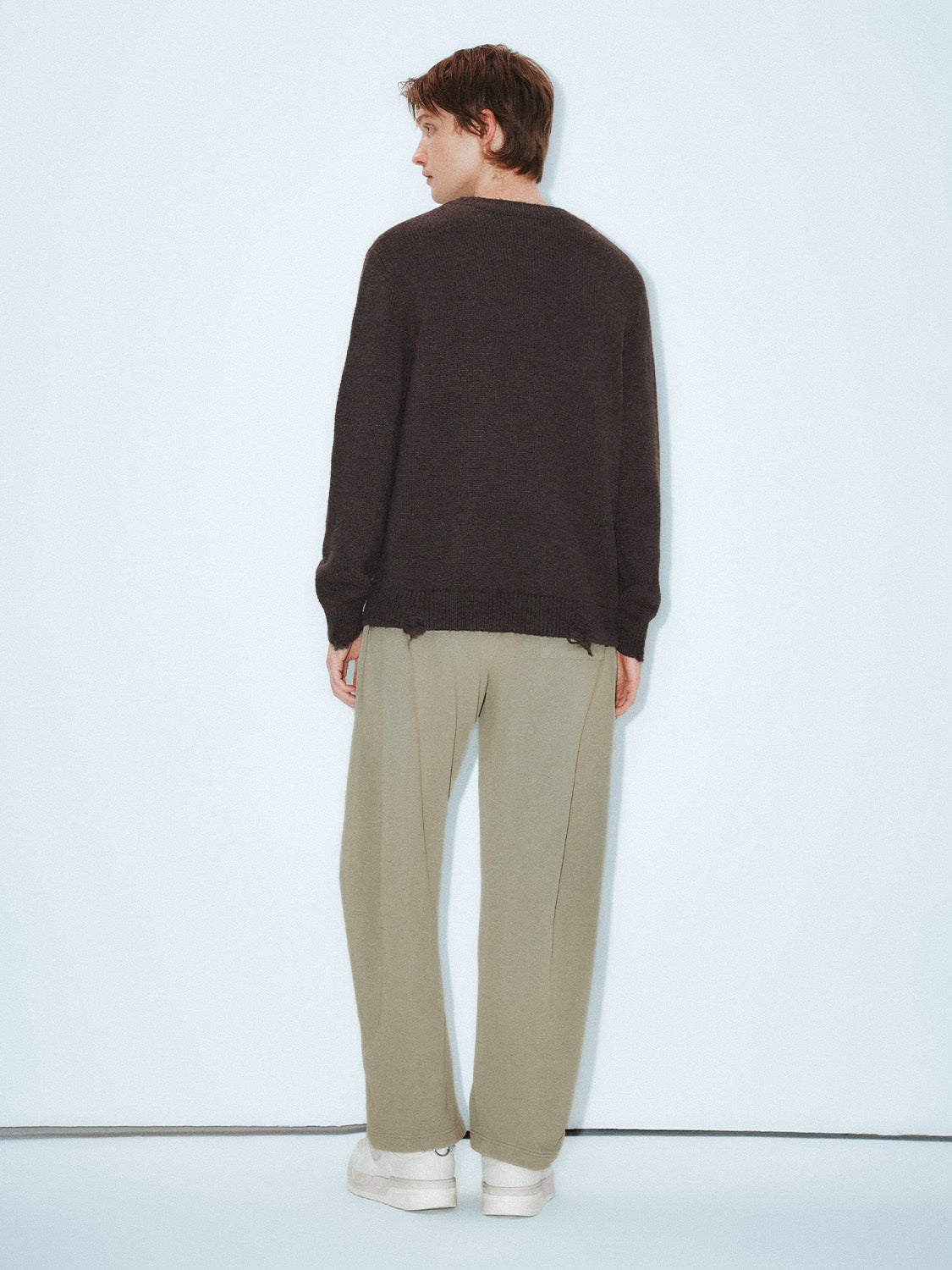 Loose Elastic Wide-Leg Pants