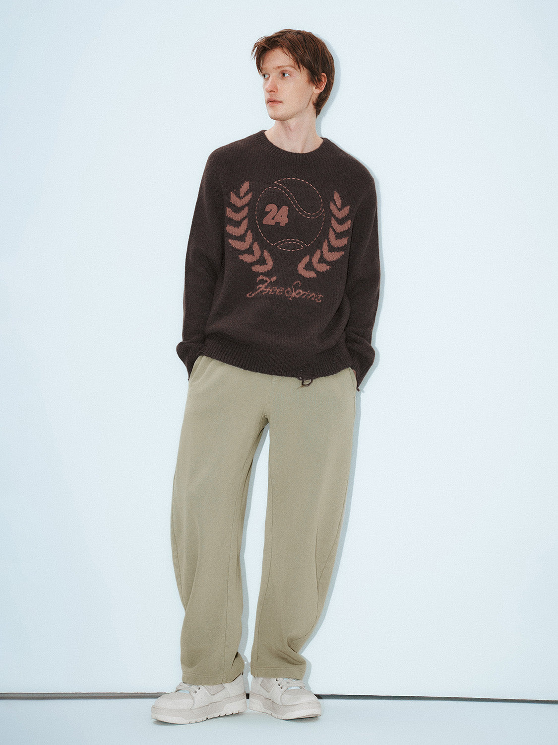 Loose Elastic Wide-Leg Pants