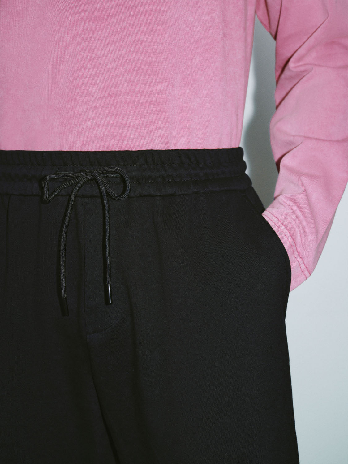 Drawstring Wide-Leg Pants