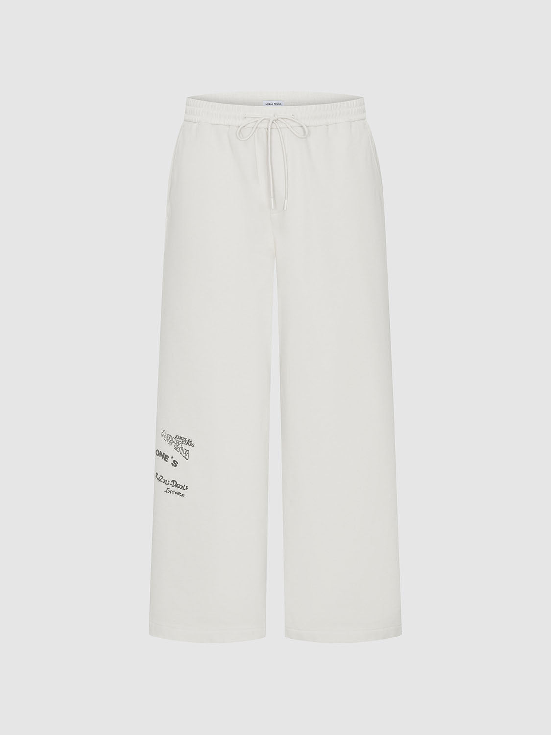 Drawstring Wide-Leg Pants