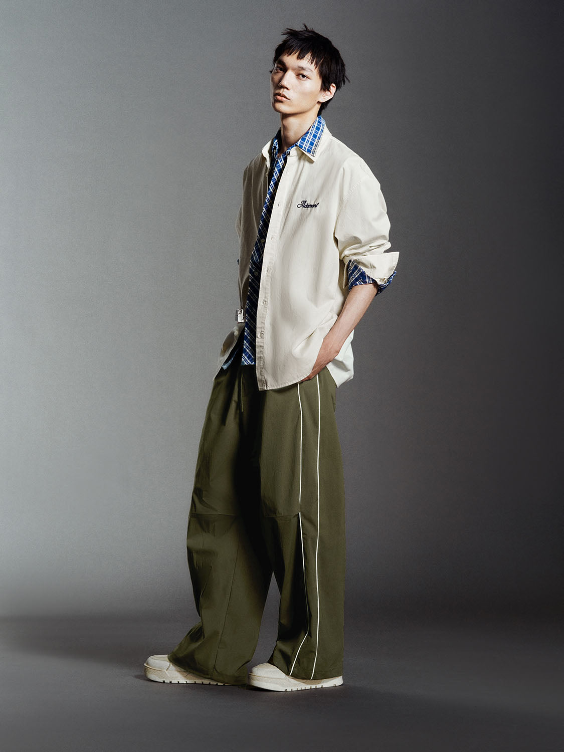 Loose Wide-Leg Pants