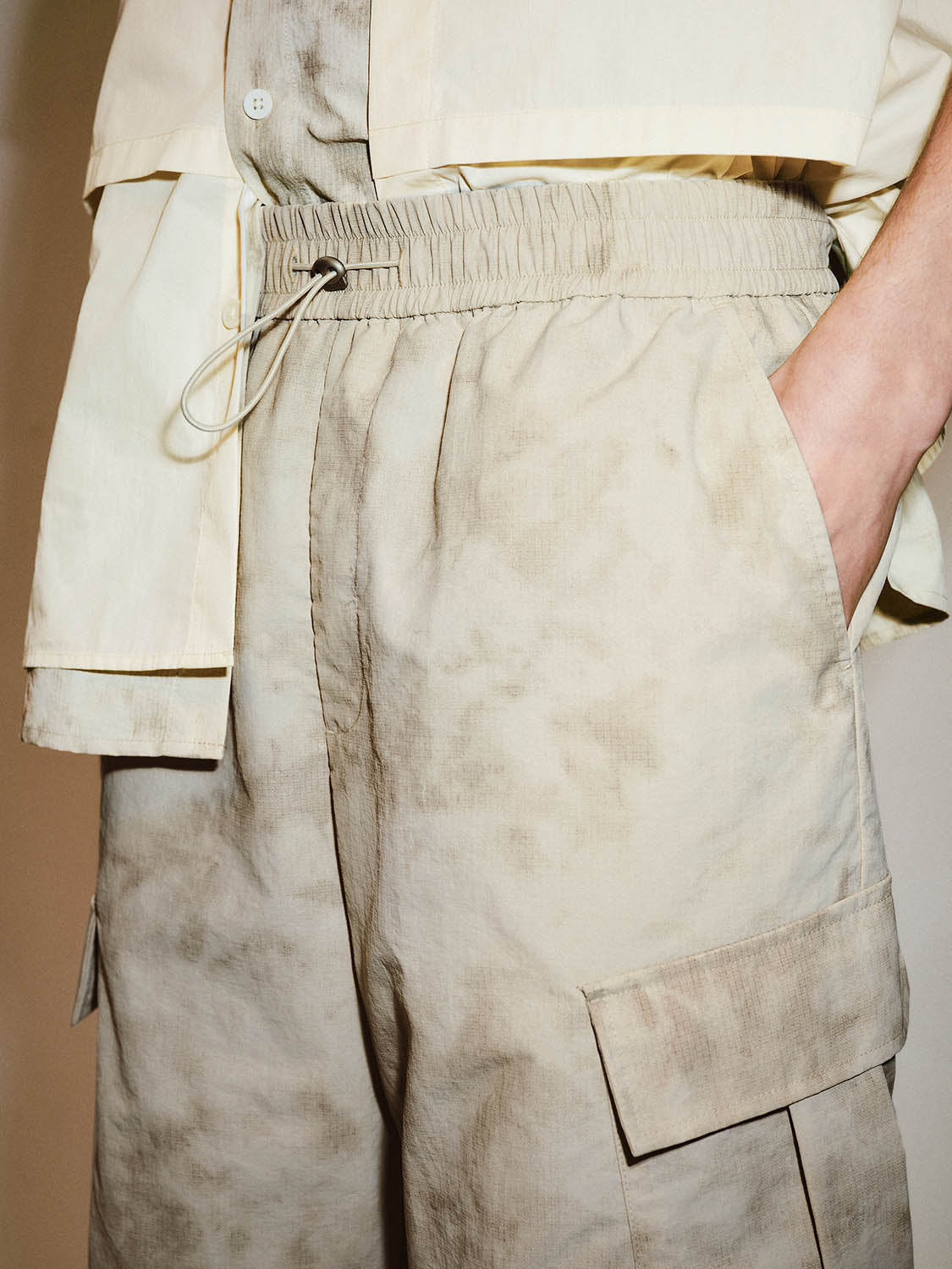 Wide-Leg Cargo Pants