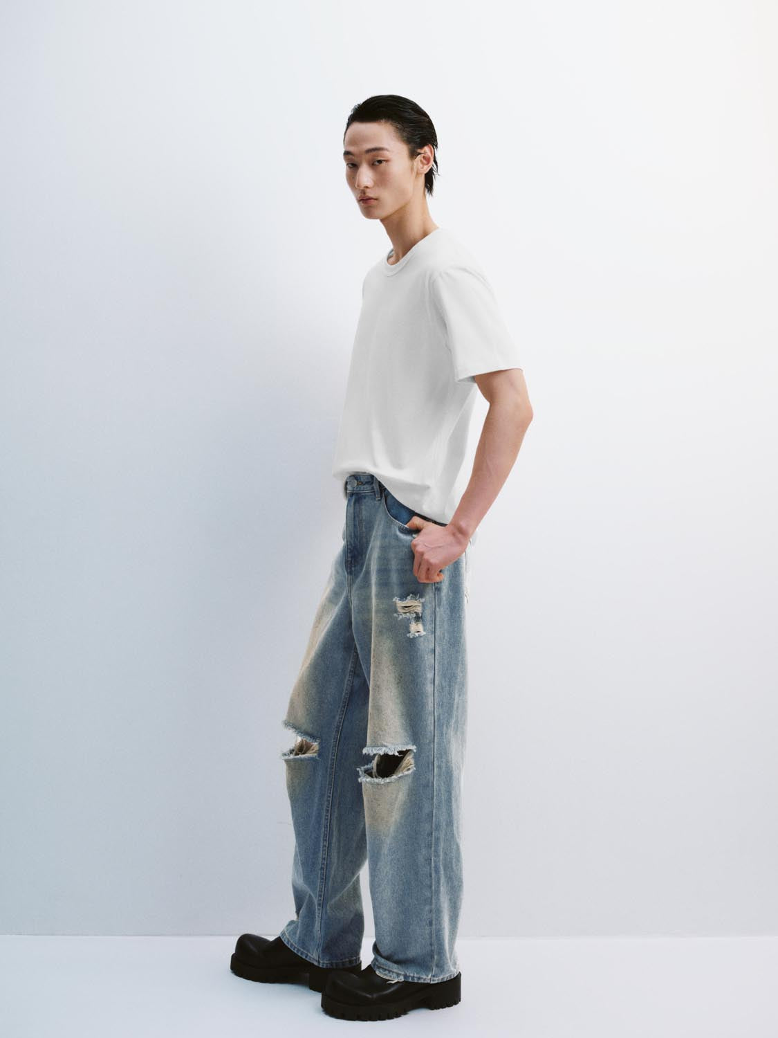 Ripped Denim Jeans