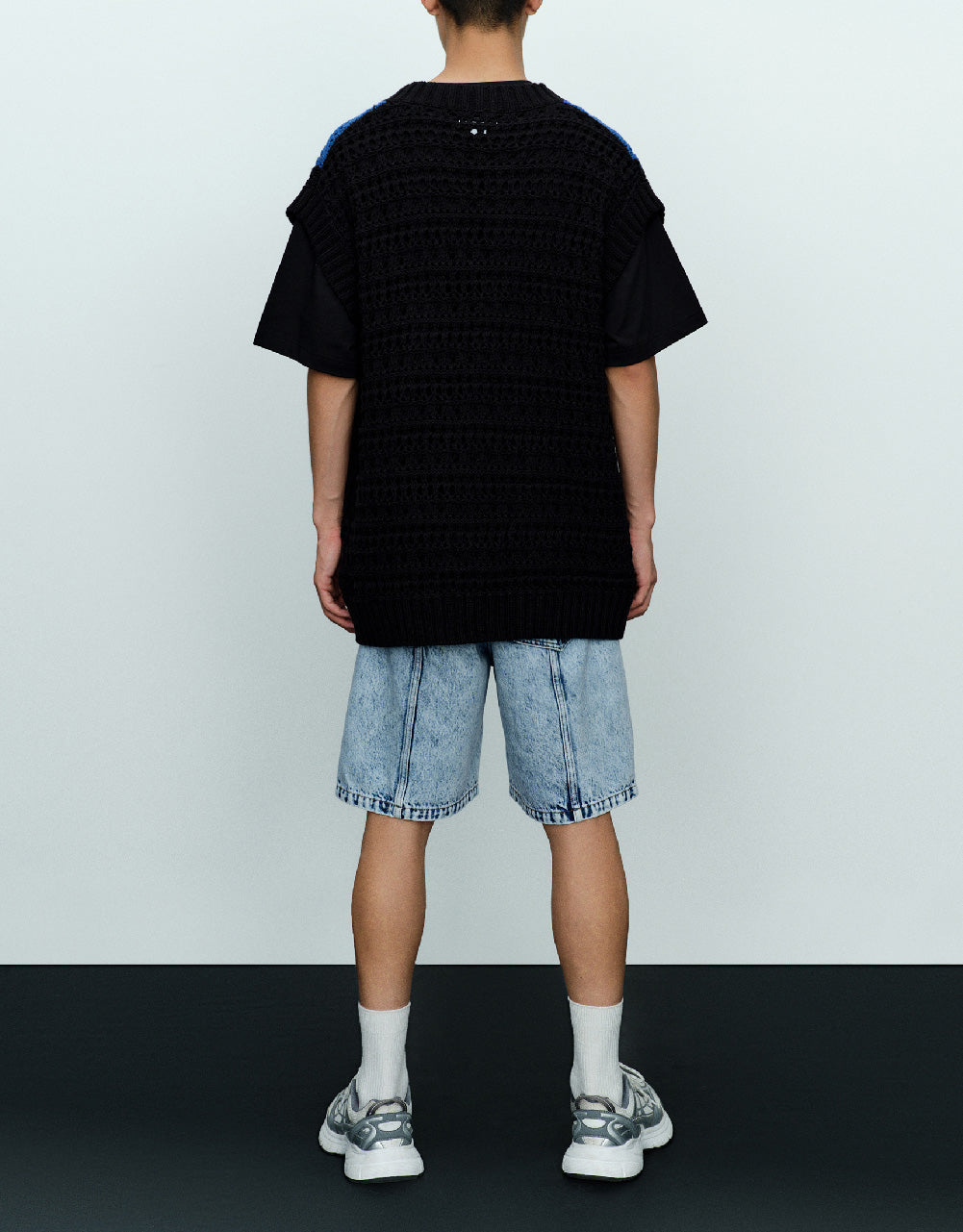 Cartoon Embroidered Knitted Vest