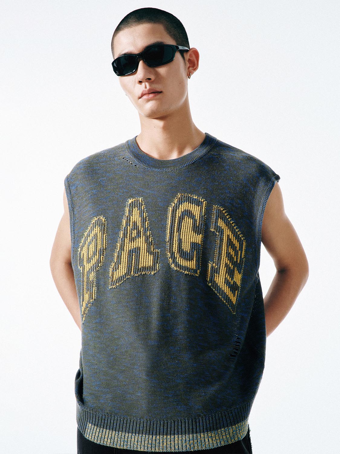 Knitted Sleeveless T-Shirts