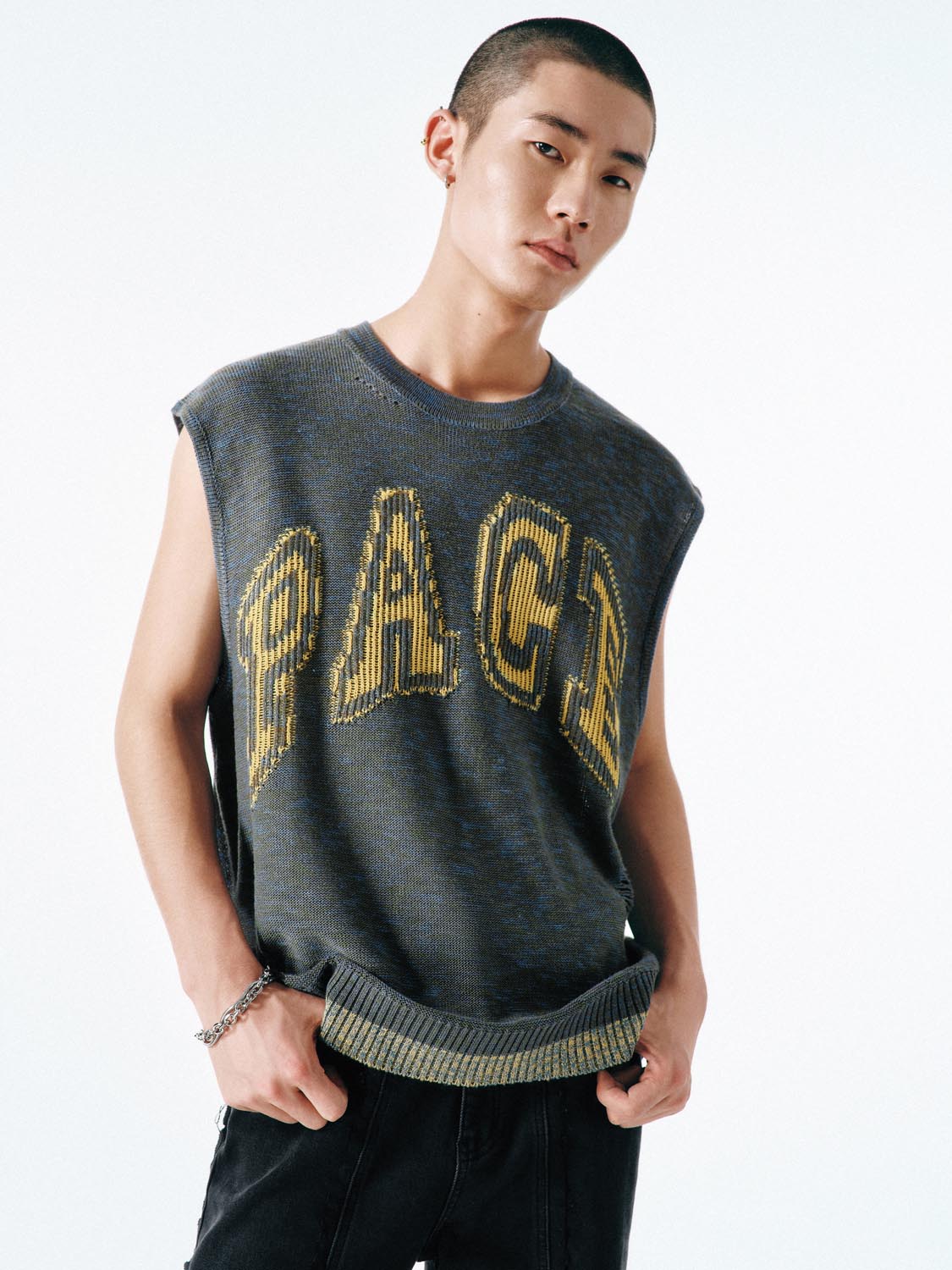 Knitted Sleeveless T-Shirts