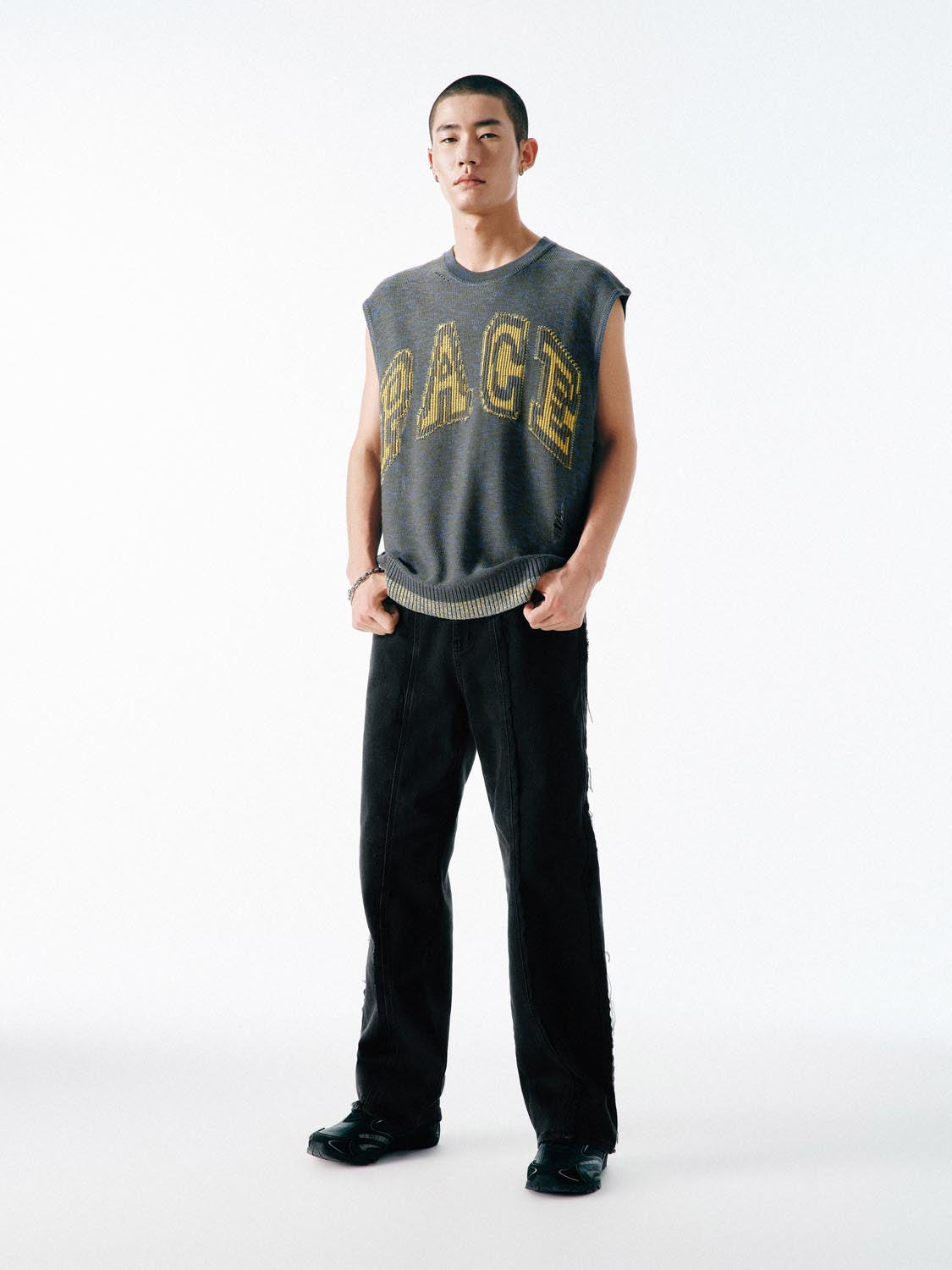 Knitted Sleeveless T-Shirts