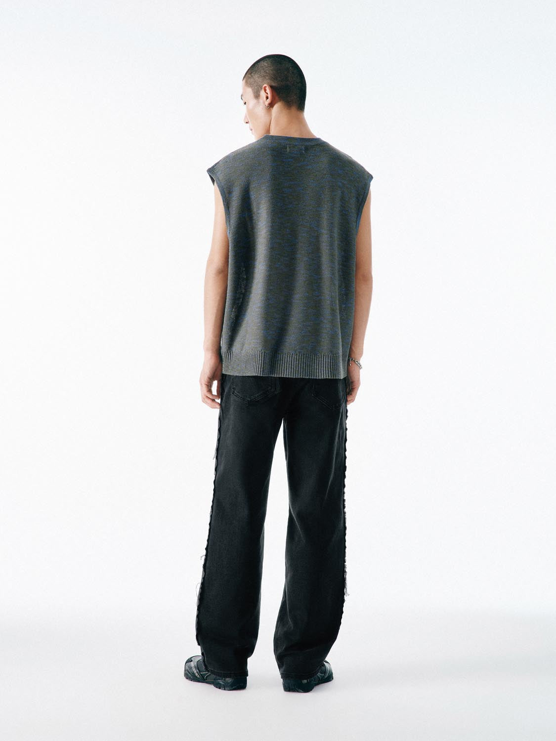 Knitted Sleeveless T-Shirts