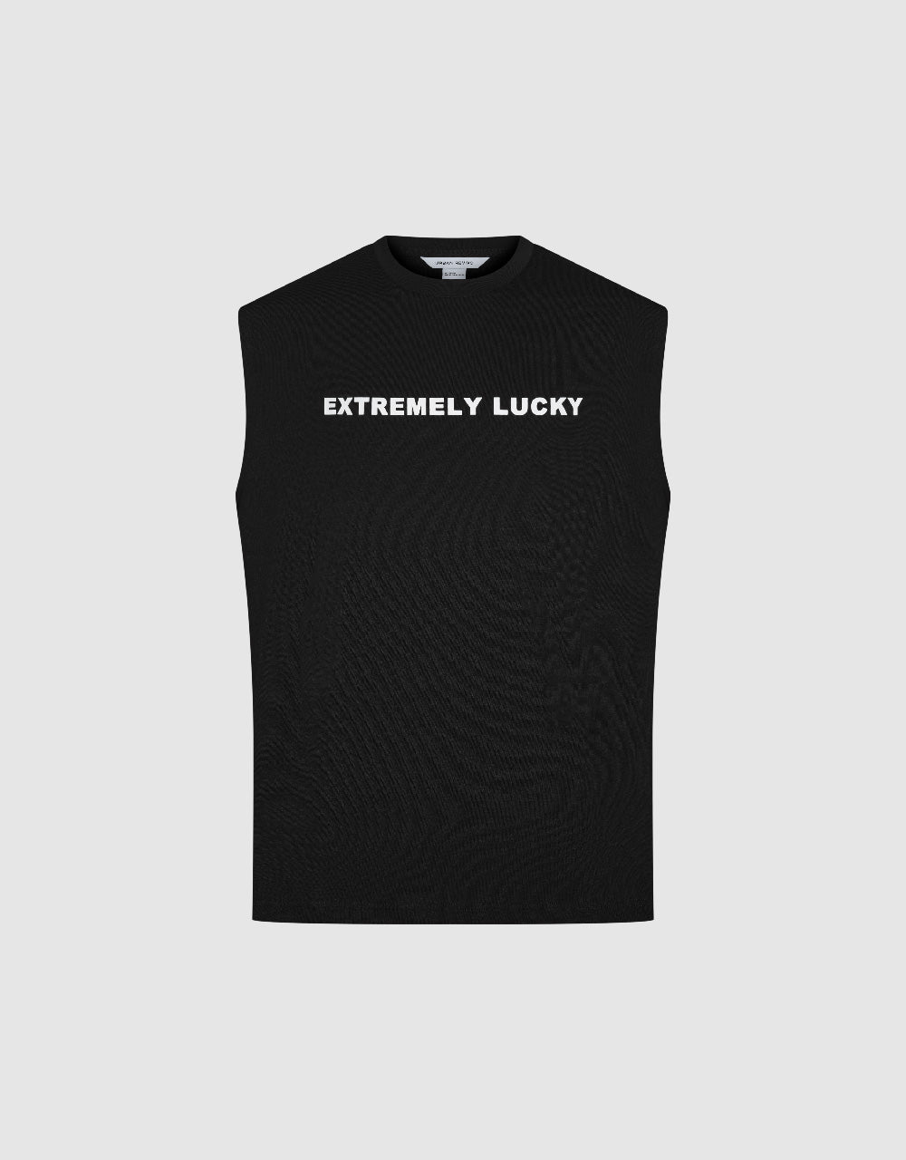 Letter Printed Crew Neck Tank Top