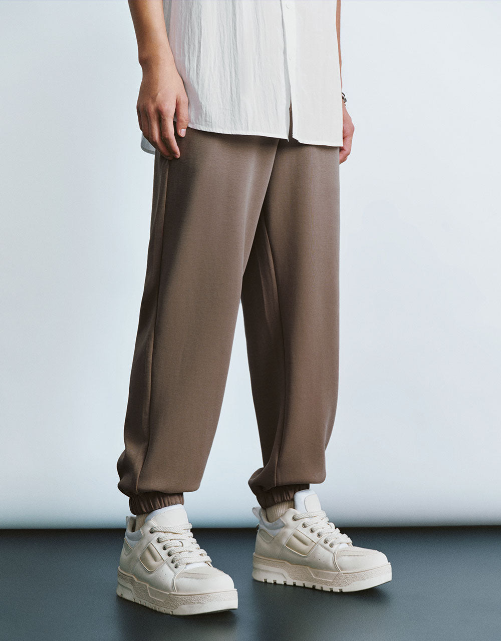 Drawstring Waist Jogger Pants