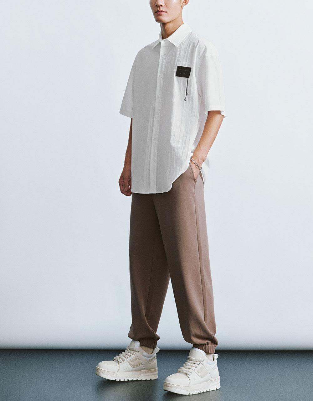 Drawstring Waist Jogger Pants