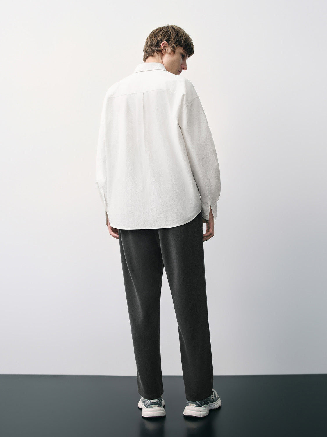 Drawstring Waist Straight Pants