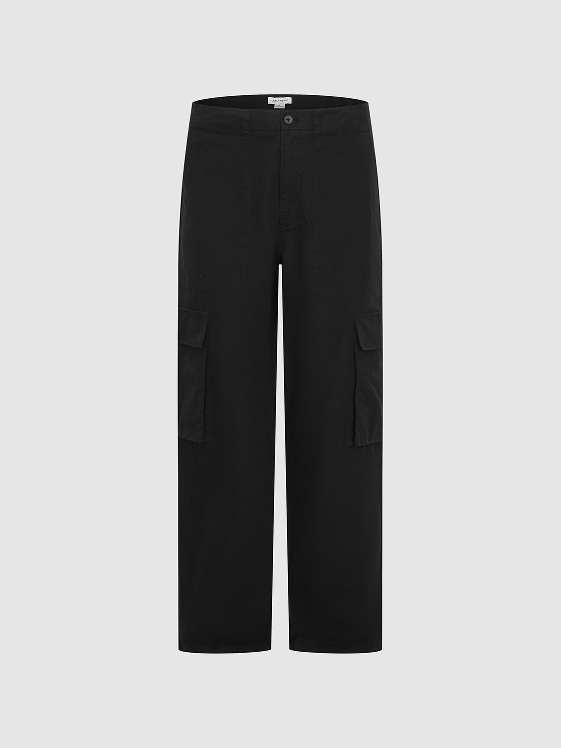 Flap Pocket Wide-Leg Pants