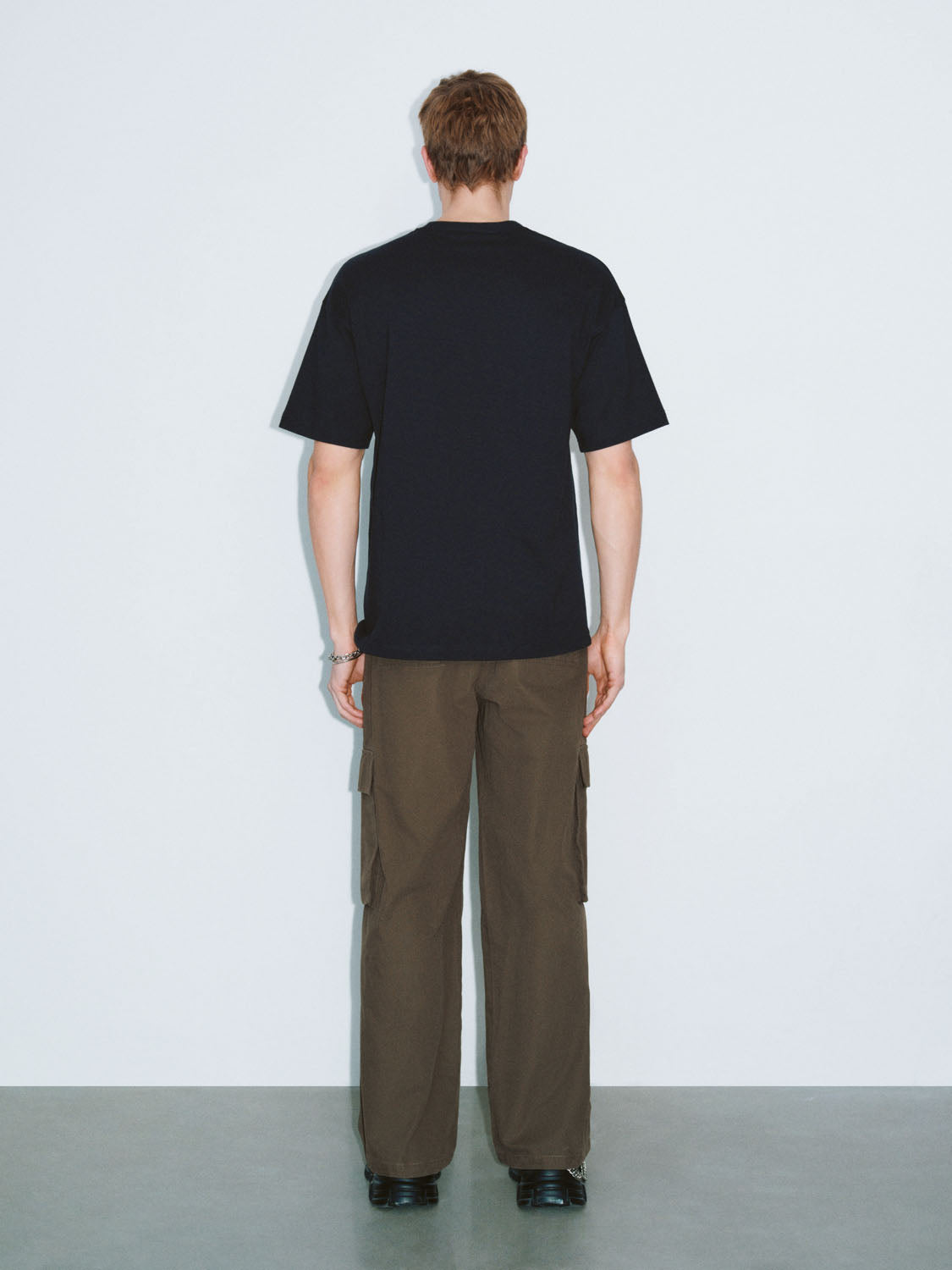 Flap Pocket Wide-Leg Pants