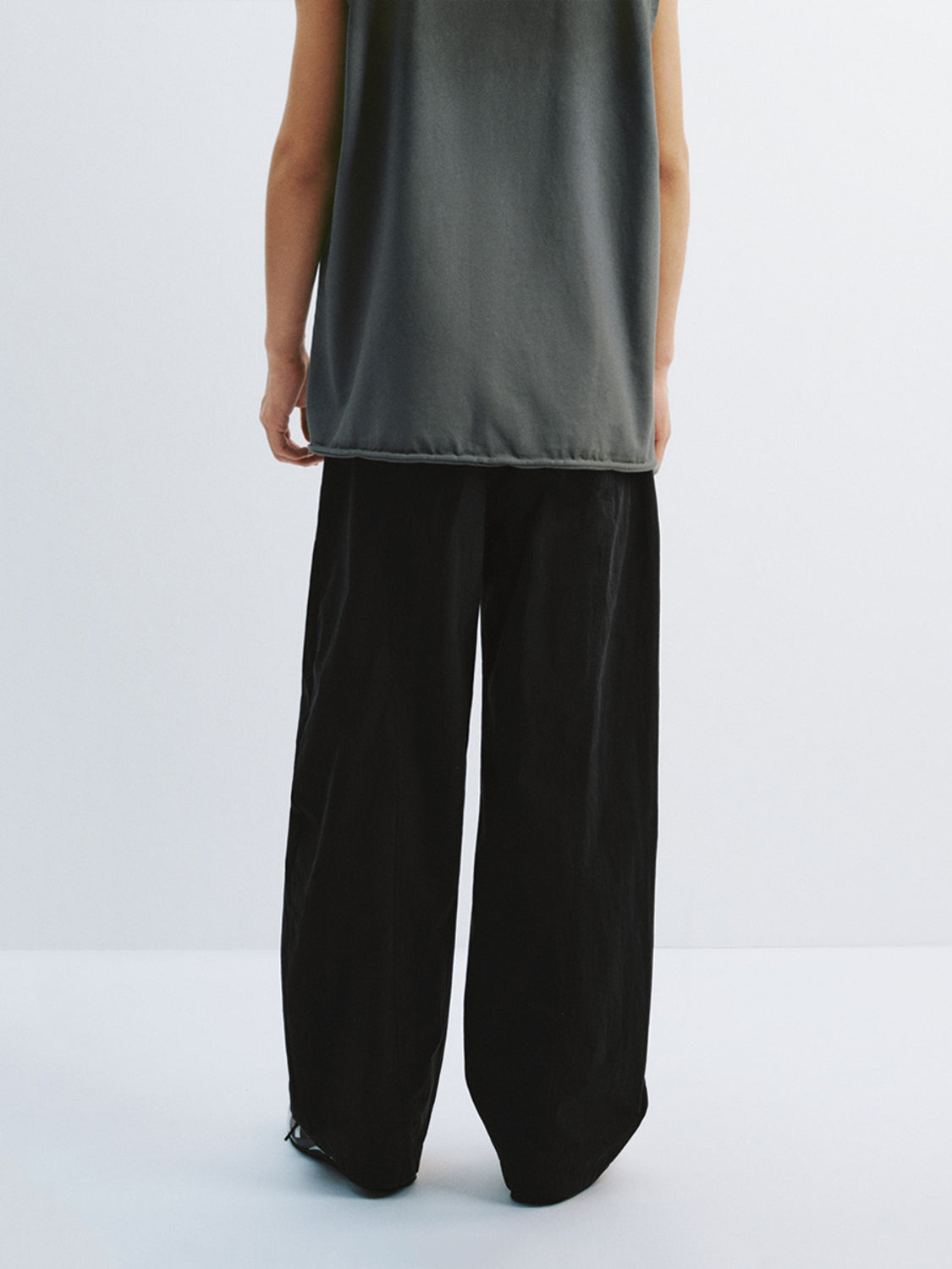 Curved-Leg Pants