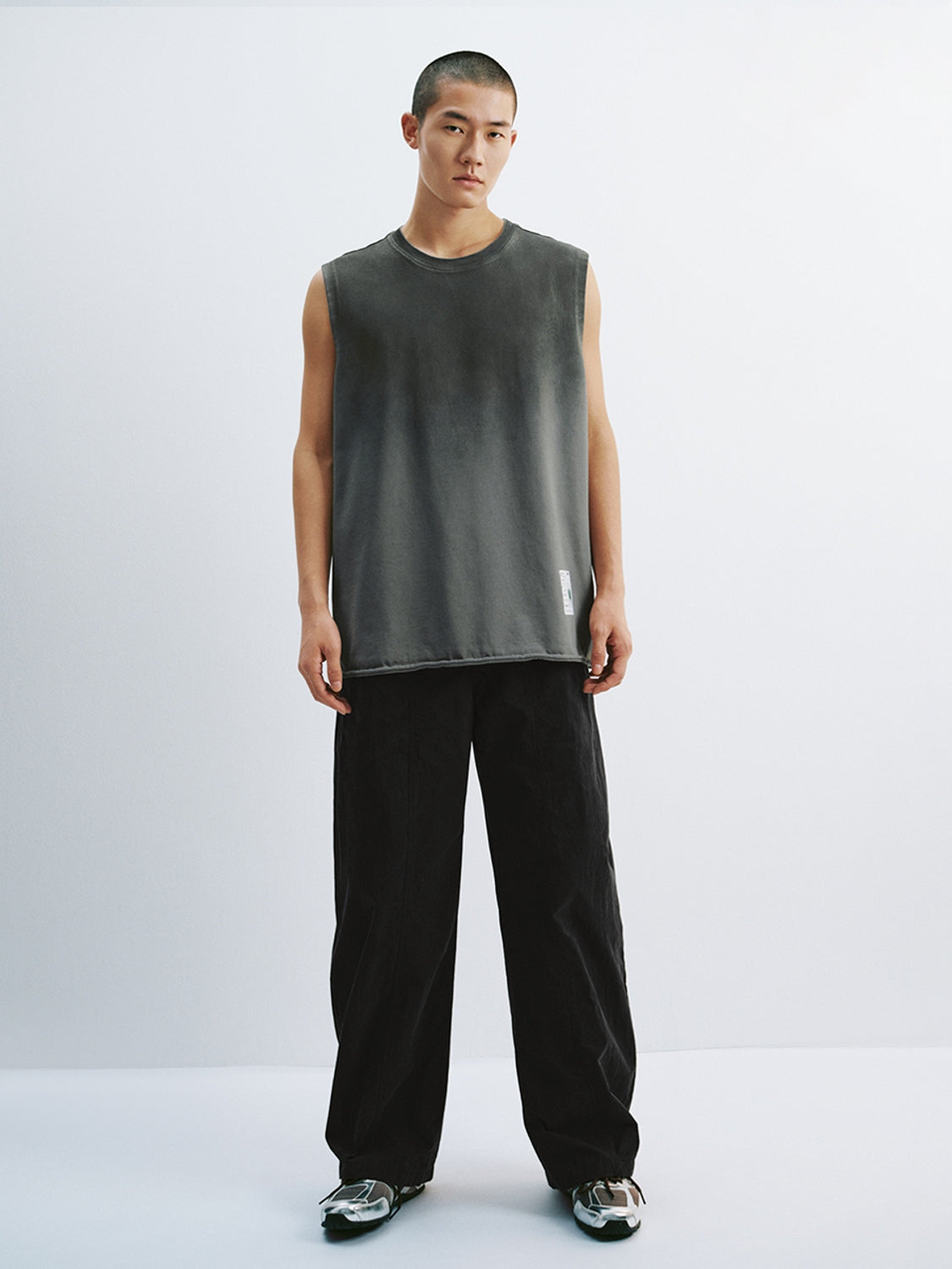 Curved-Leg Pants