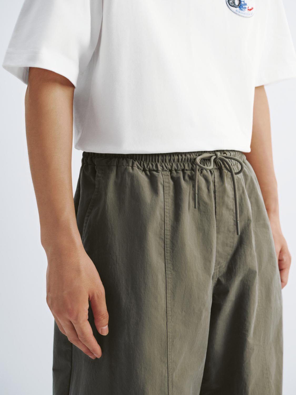 Curved-Leg Pants