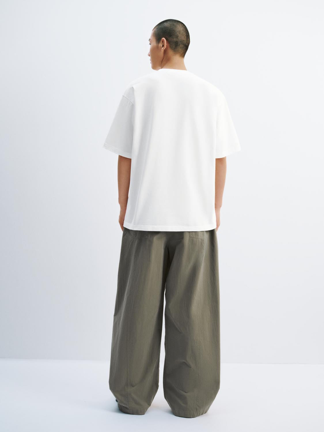 Curved-Leg Pants