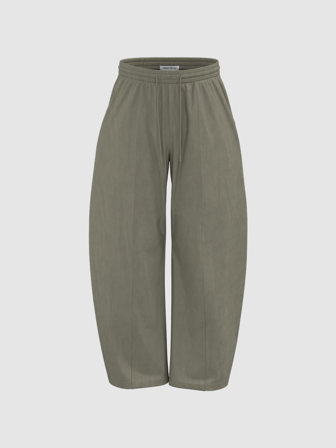 Curved-Leg Pants