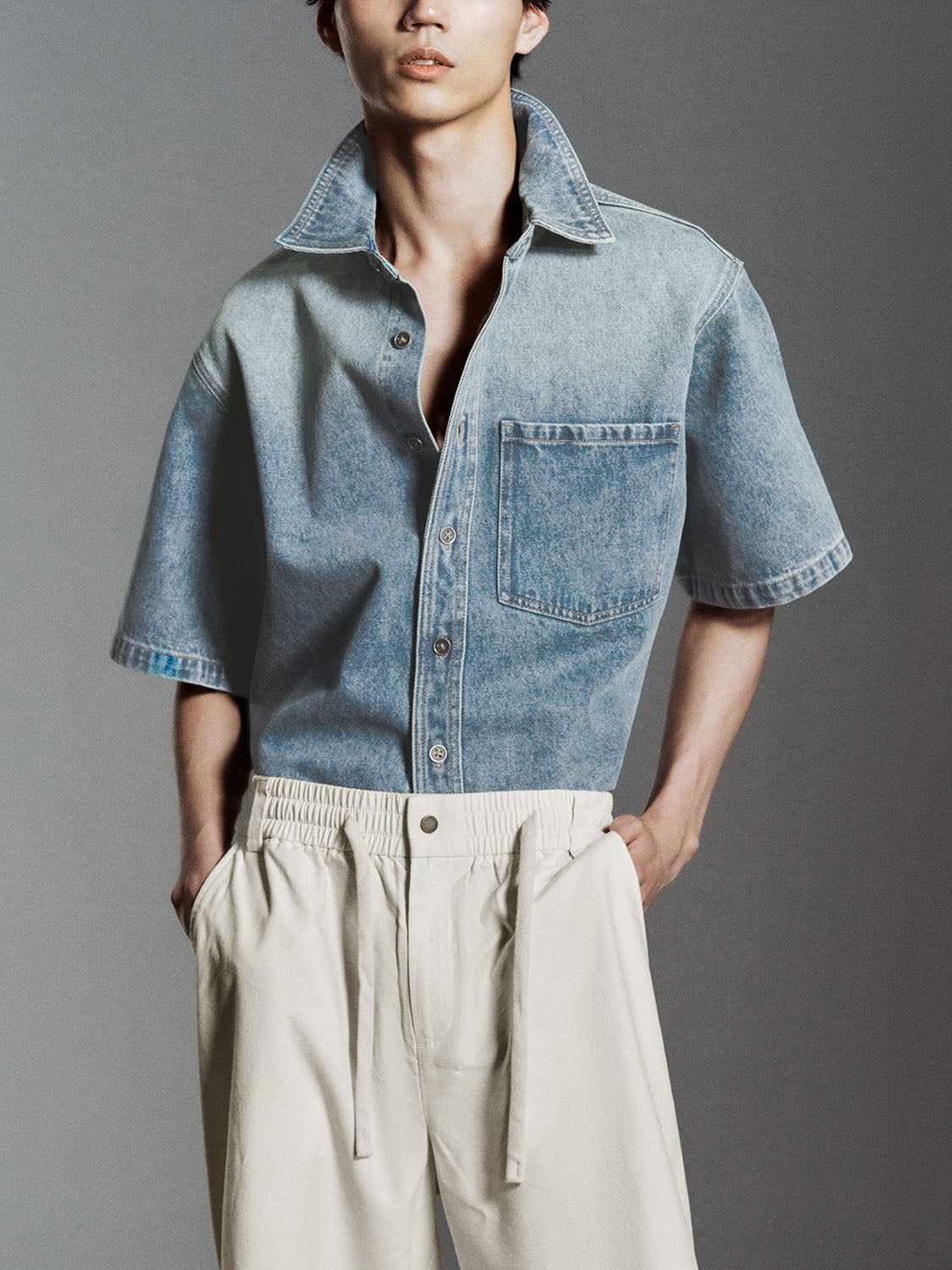 Loose Denim Shirts