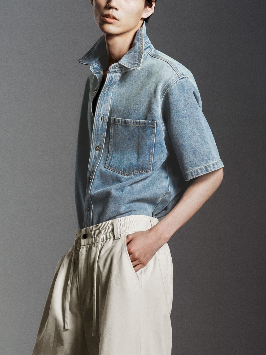Loose Denim Shirts