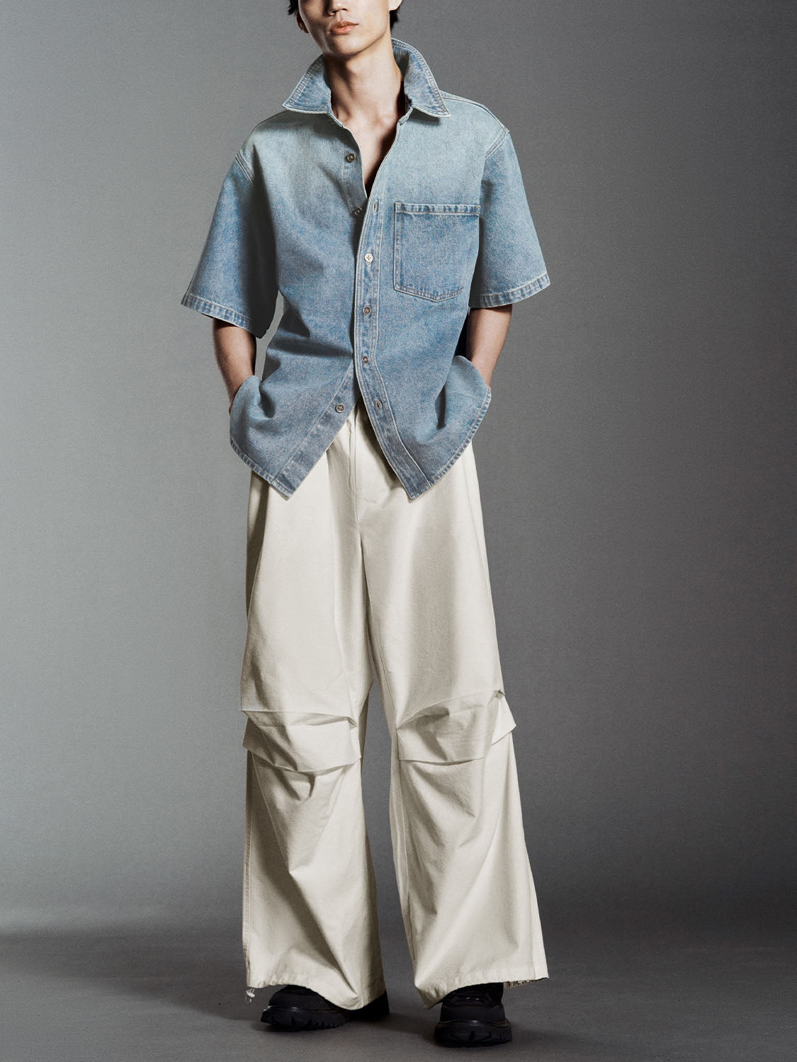 Loose Denim Shirts