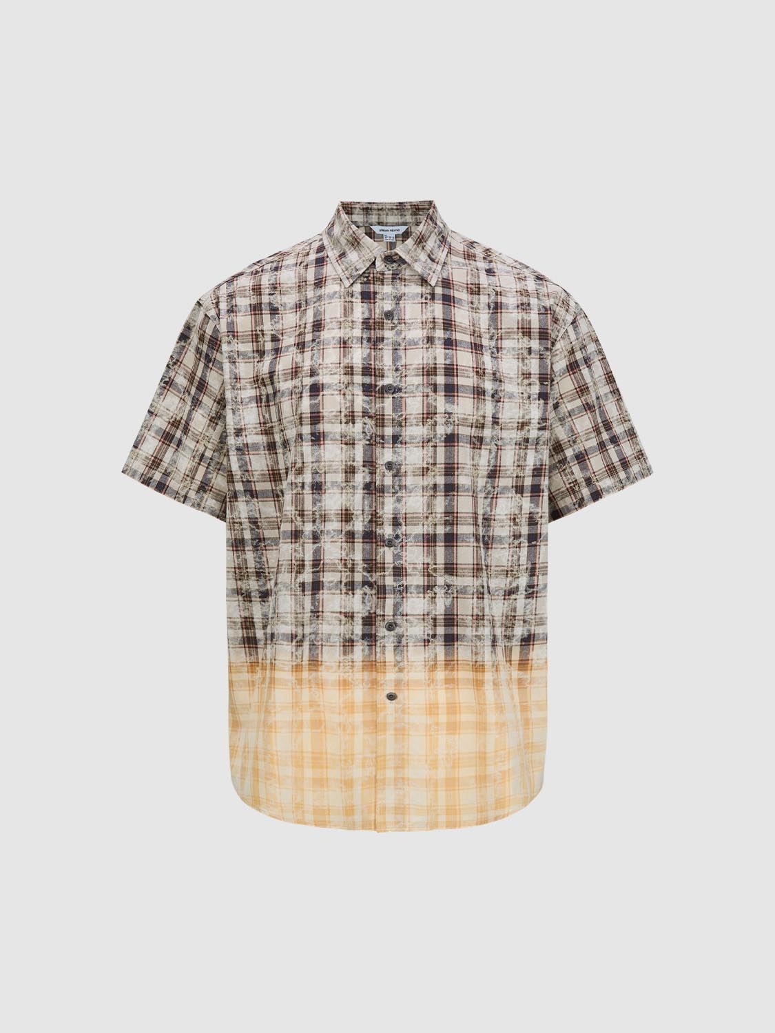 Color Block Short Sleeve Shirts