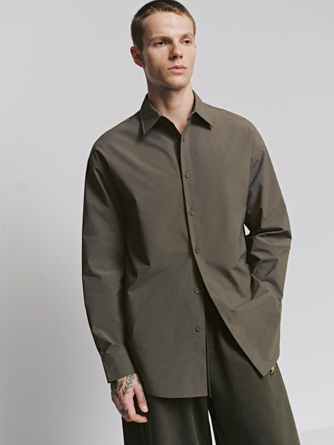 Button Up Loose Fit Shirts