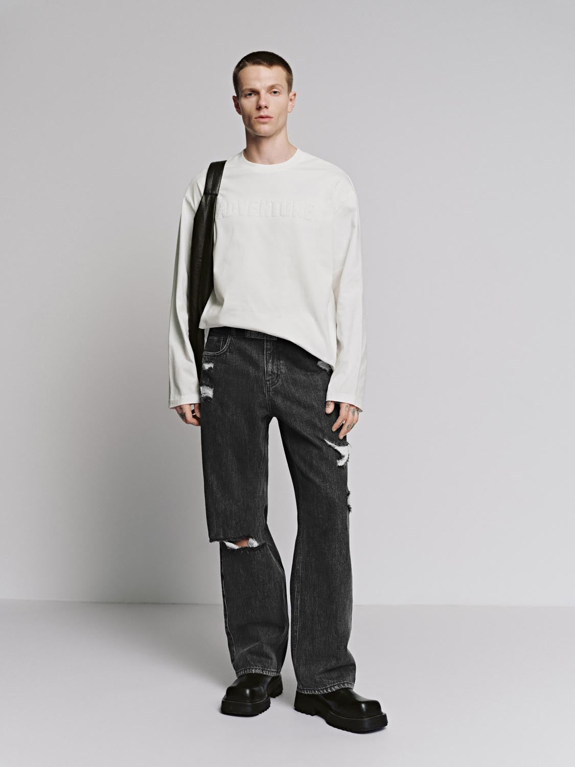 Long Sleeve Crew Neck Printed T-Shirts