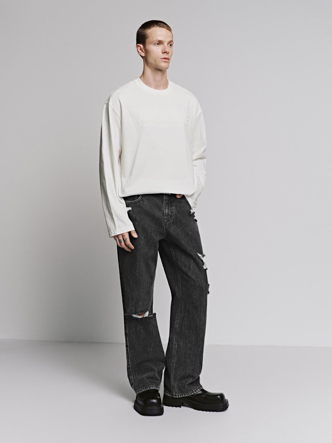 Long Sleeve Crew Neck Printed T-Shirts