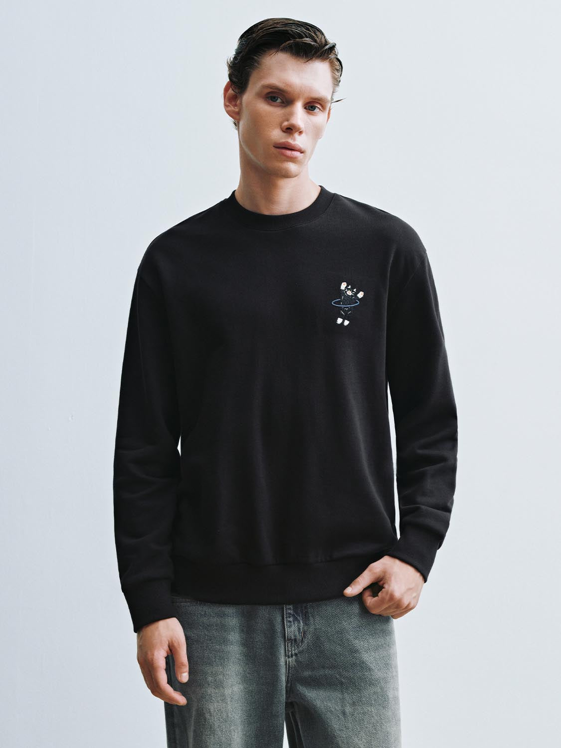 Contrast Trim Sweatshirts
