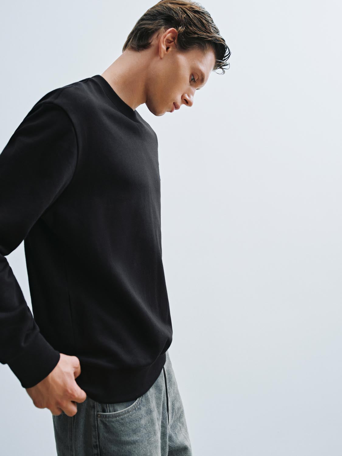 Contrast Trim Sweatshirts
