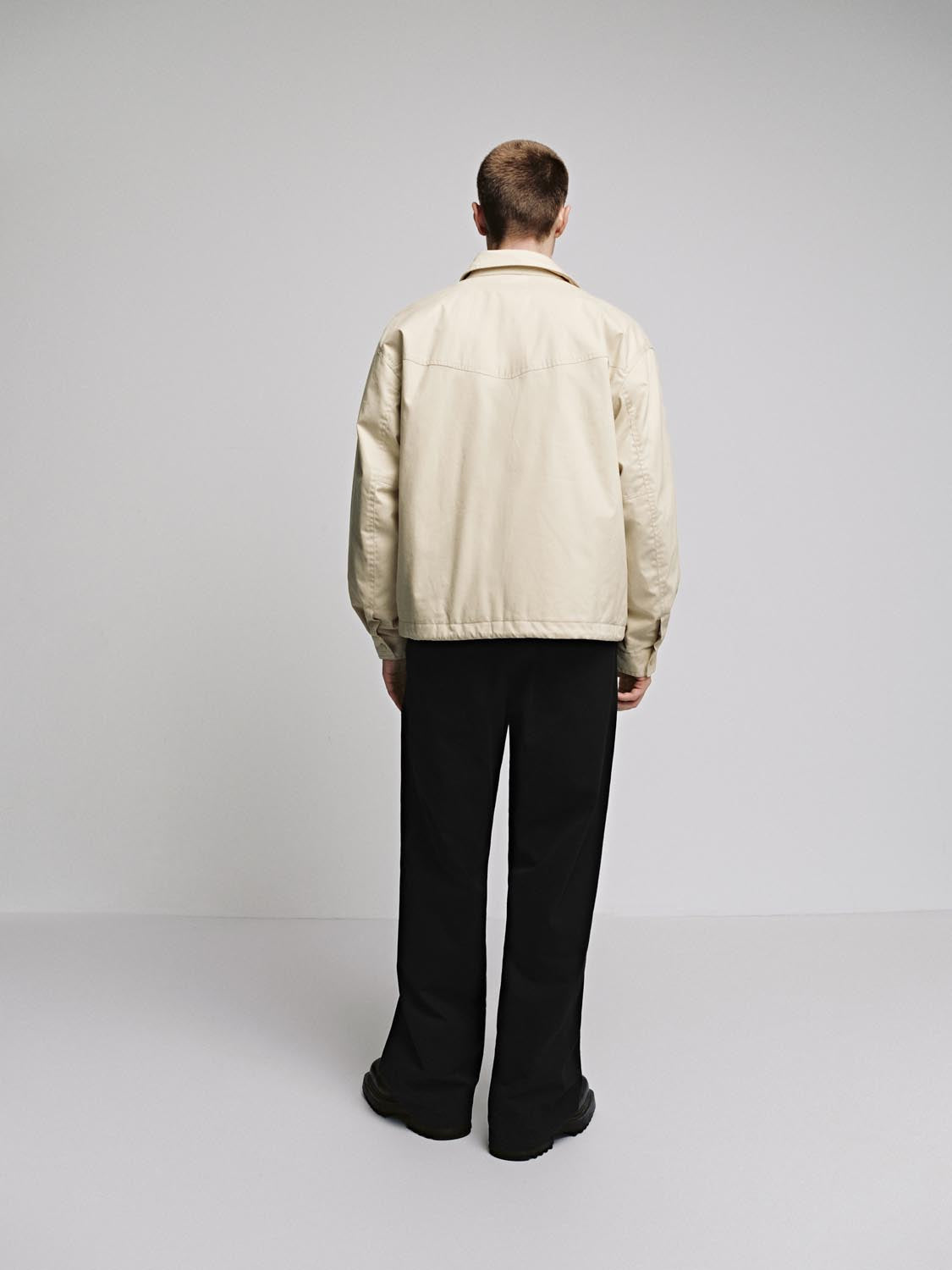 Layered-Design Wide-Leg Pants