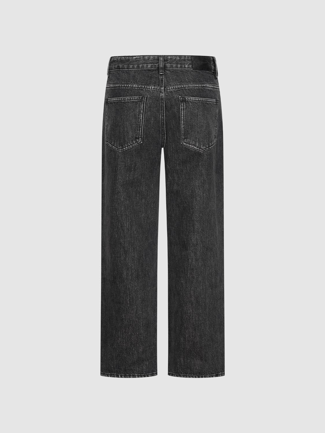 Ripped Wide-Leg Jeans