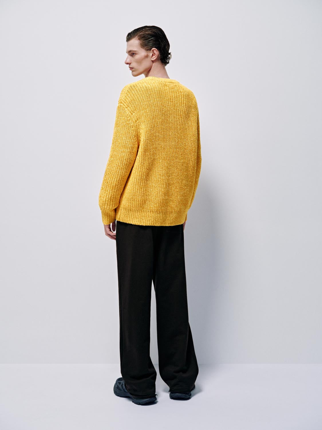 Intarsia Long Sleeve Knitted T-Shirts