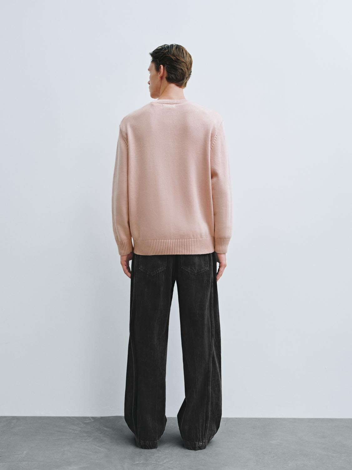 Embroidered Long Sleeve Knitted T-Shirts