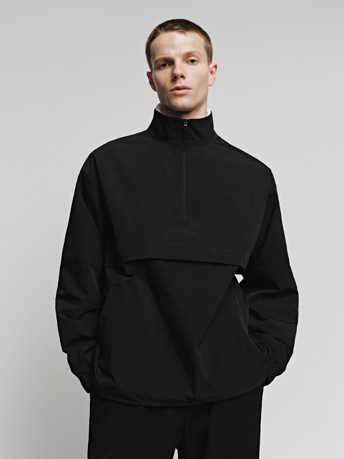 Stand Collar Overhead Shirts