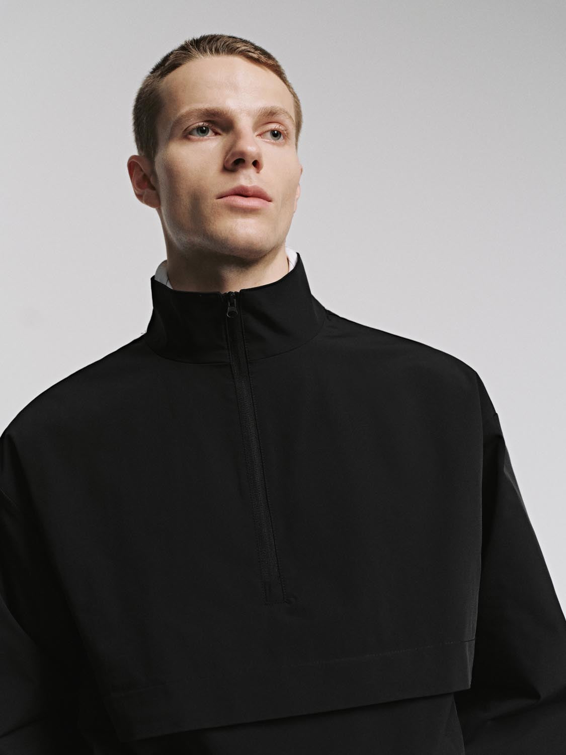 Stand Collar Overhead Shirts