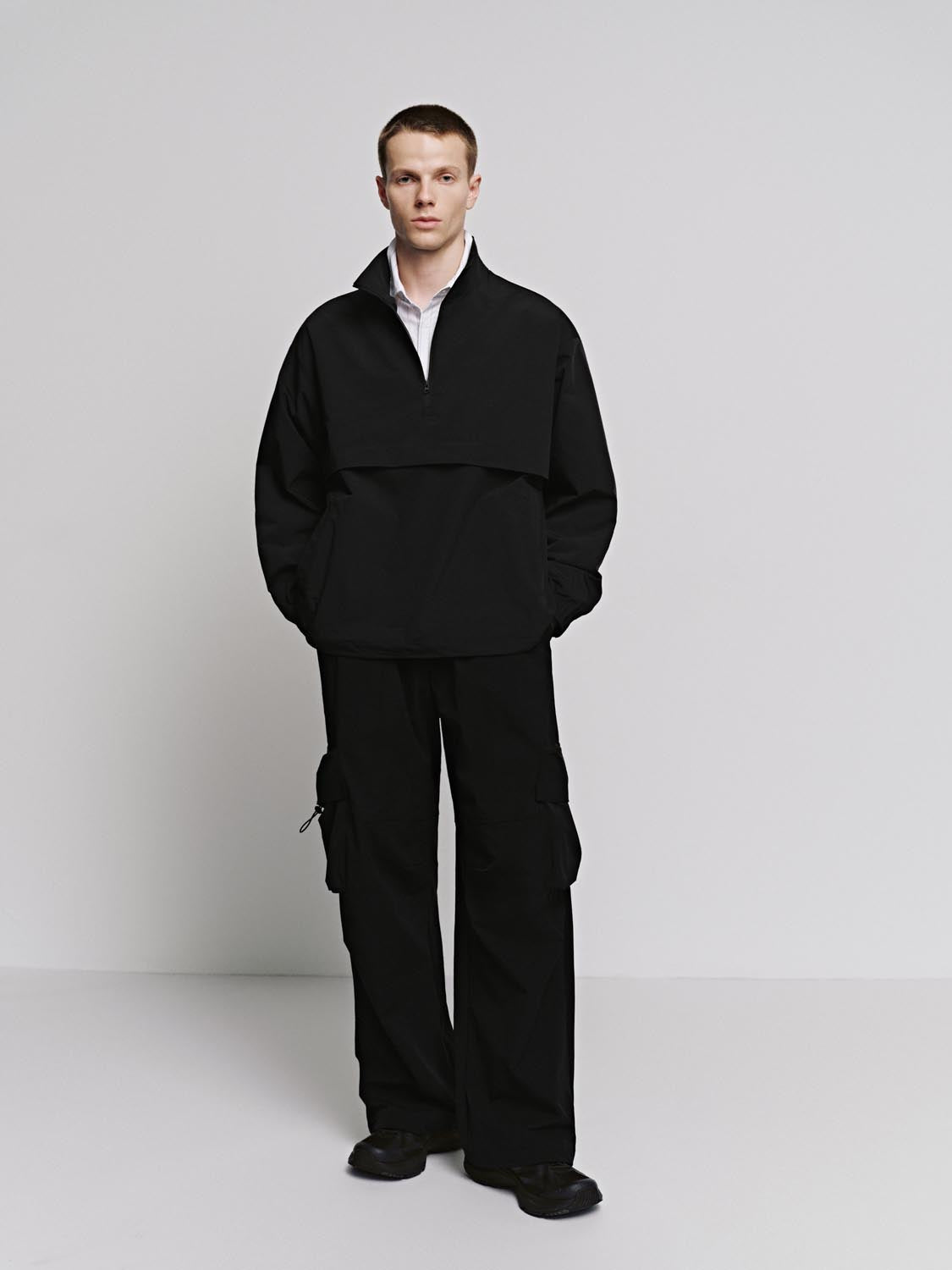 Stand Collar Overhead Shirts