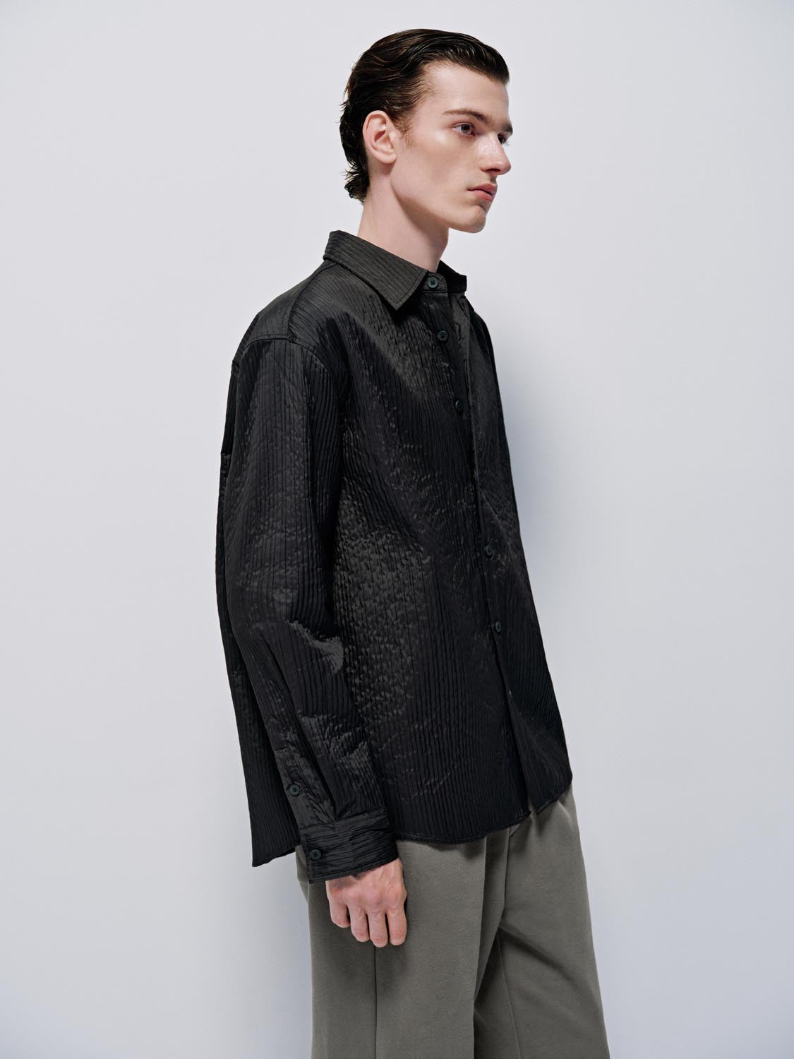 Loose Fit Crinkle Shirts