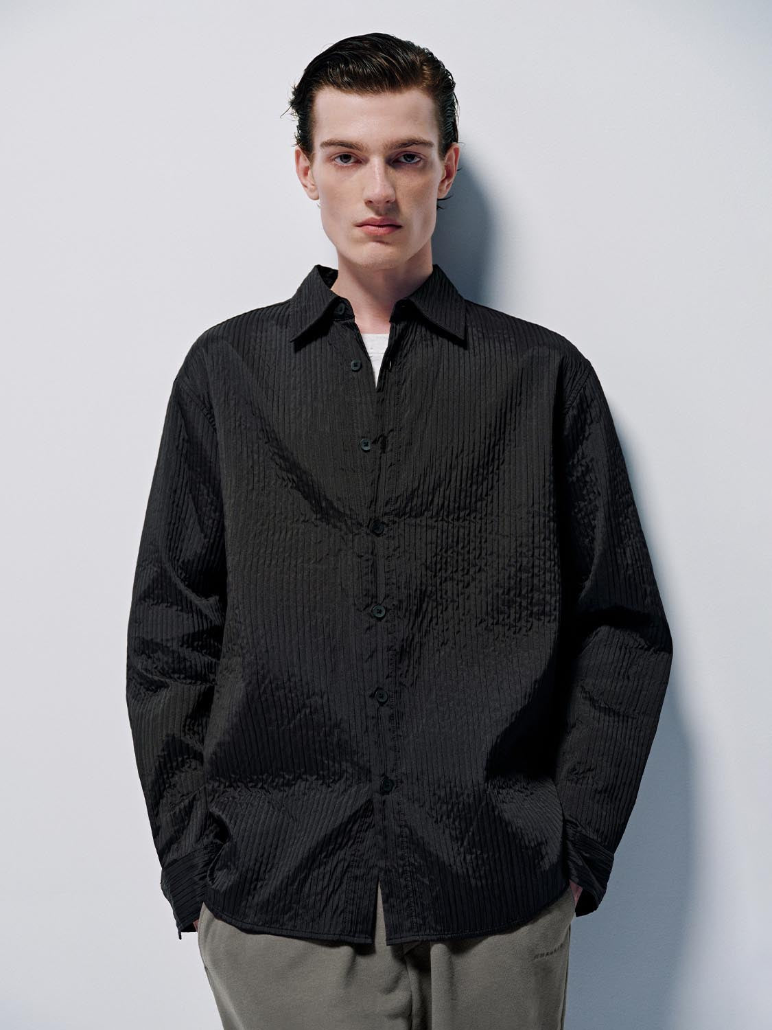 Loose Fit Crinkle Shirts