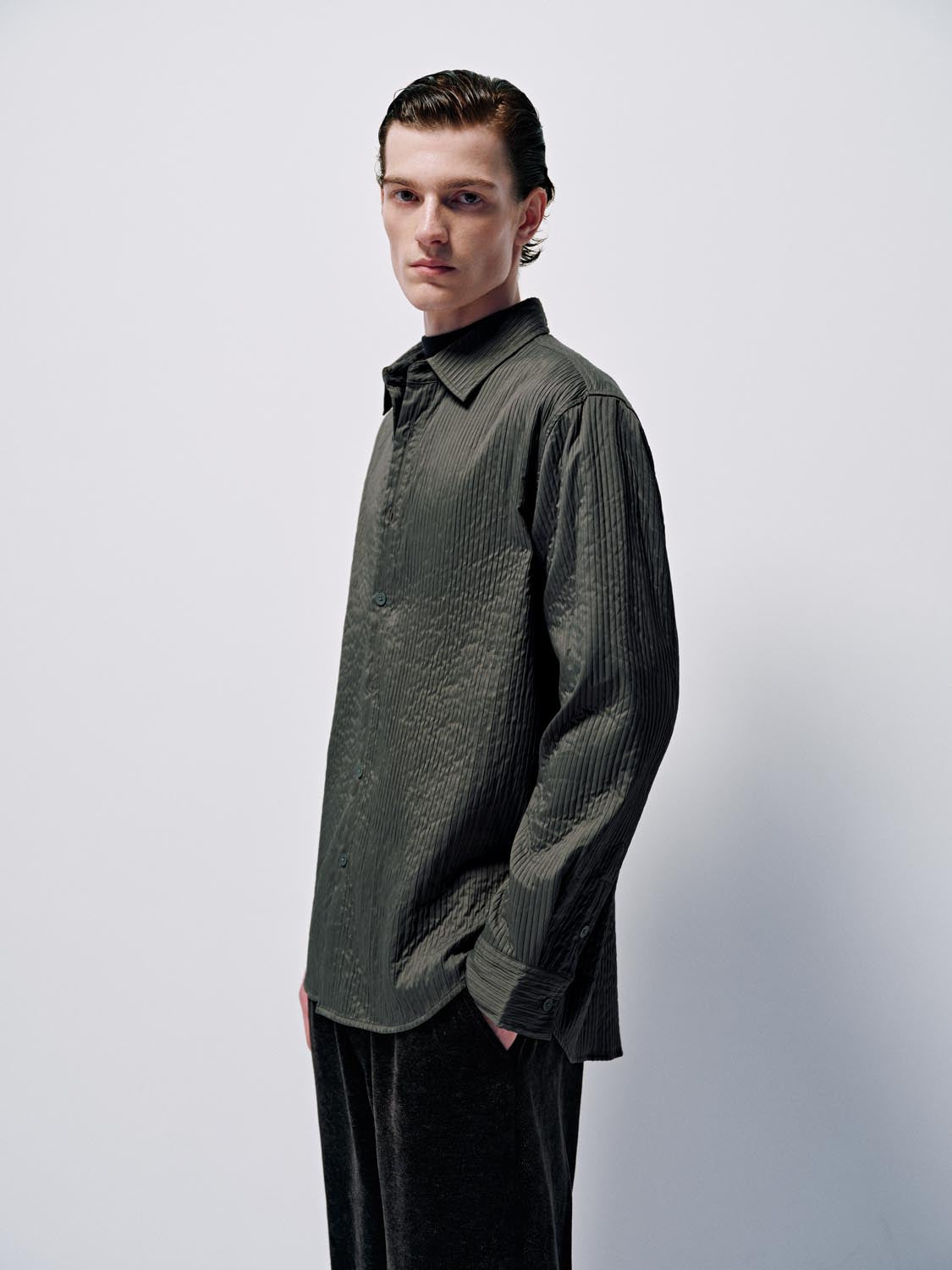 Loose Fit Crinkle Shirts